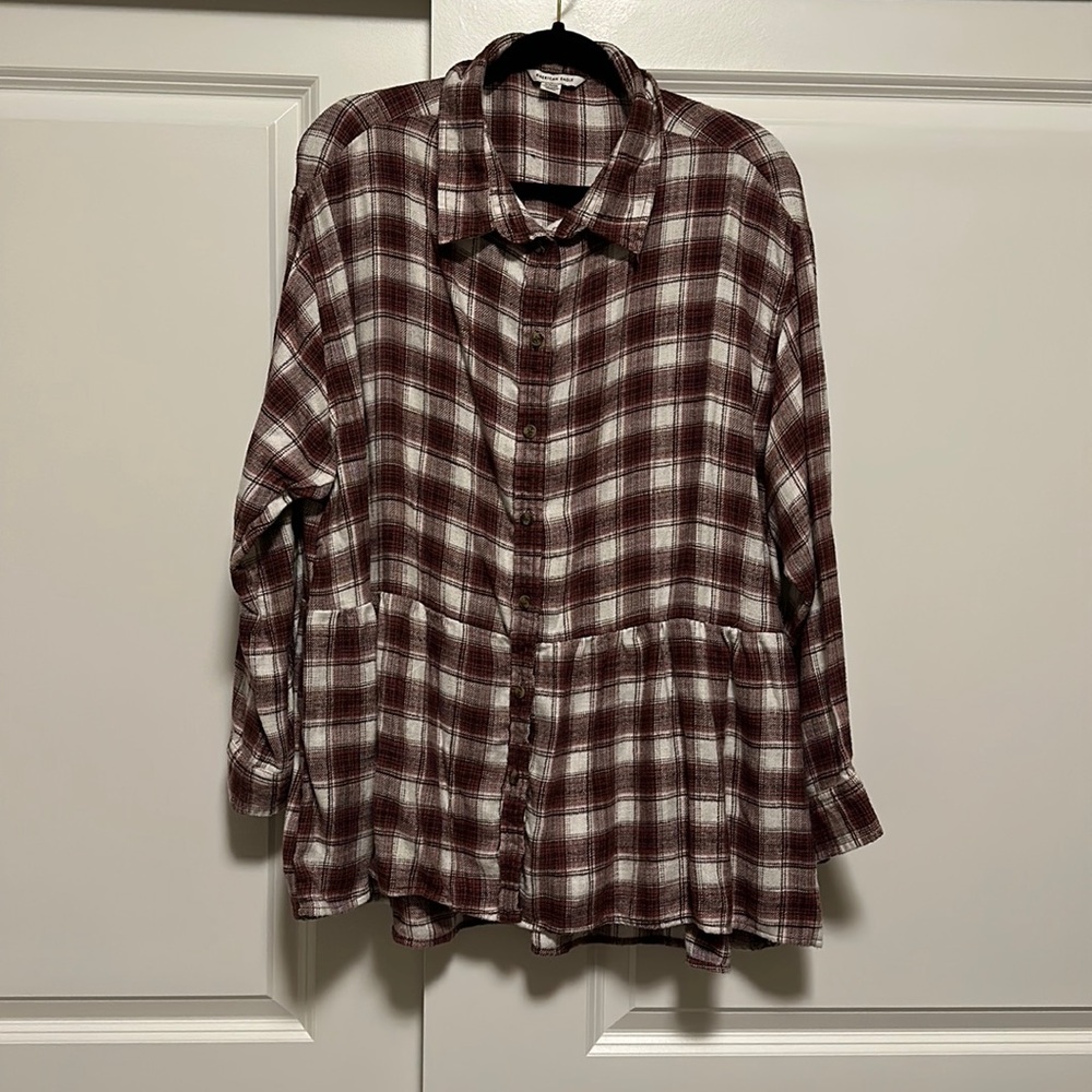 American Eagle Peplum Blouse
